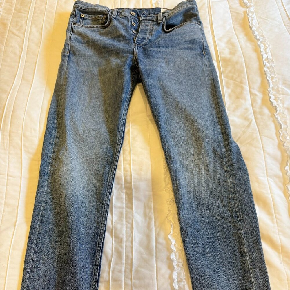 Rag and Bone Fit 2 Slim Woman Button Fly Size 33